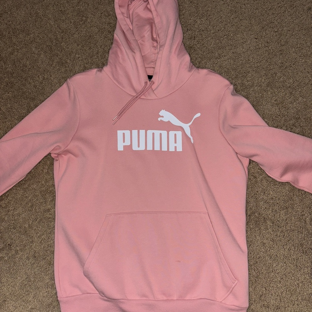 Puma Pink Pullover Hoodie